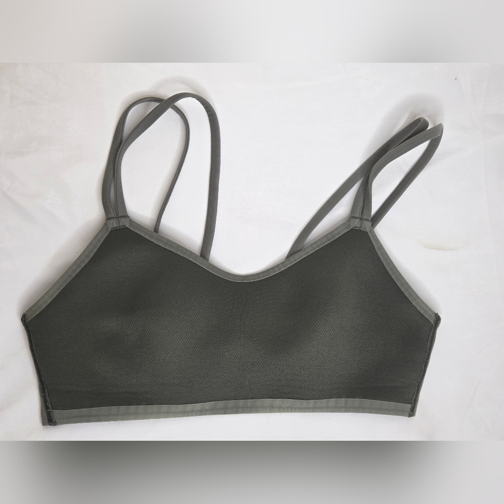 Lululemon Athletica Size S Strappy Back Tank Top - In Olive Color (No Tags Size) - Picture 6 of 8